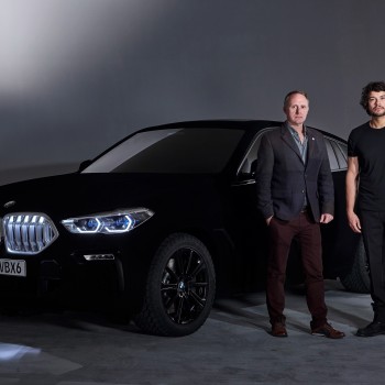 BMW Unveils X6 in the world's 'blackest black'